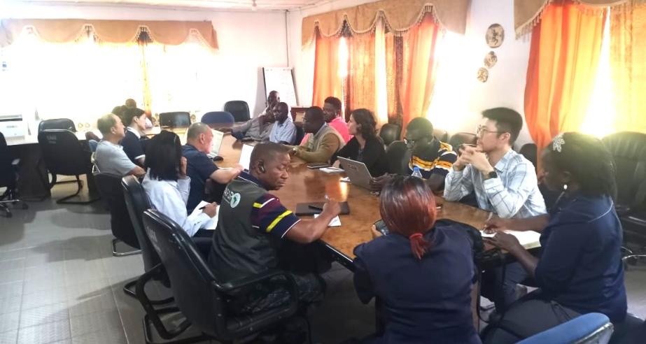 KOICA experits in meeting with CARI administration and technical team