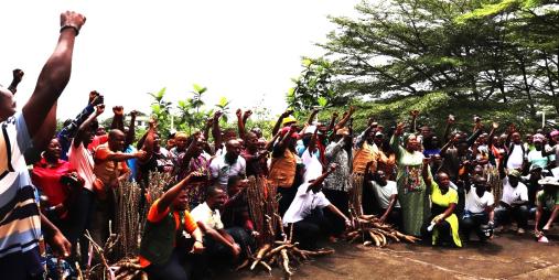 Representatives of farmers' organizations, CARI administration,, and stakeholders in the cassava value chain participated in the farmers' field day, held at CARI on July 18, 2025.
