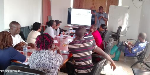 CARI Researchers listening to the overview of the Client Satisfaction Survey