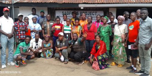 Bomi County lead outgrowers, stakeholders and CARI / SADFONS project team 